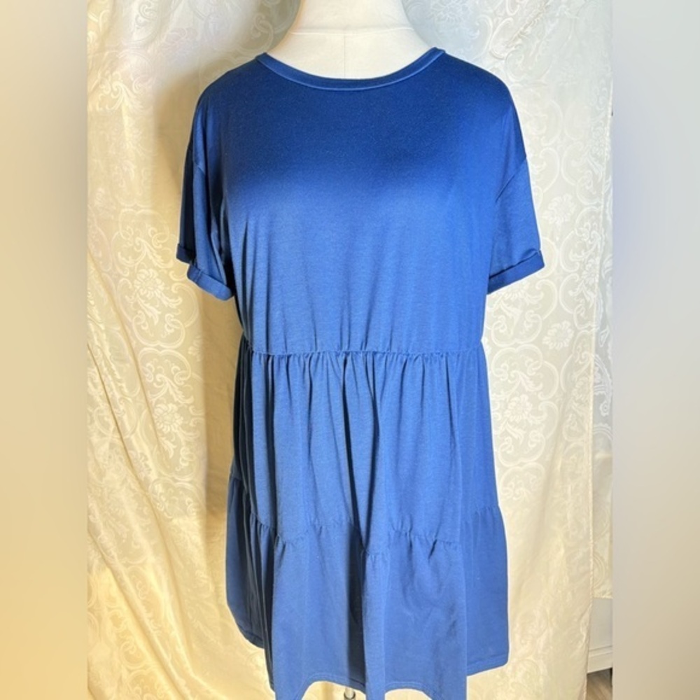 SHEIN Royal Blue Short Sleeve dress size 2XL